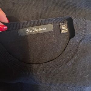 Saks Fifth Avenue men’s sweater - black lrg